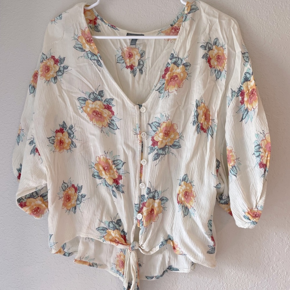 Cropped blouse